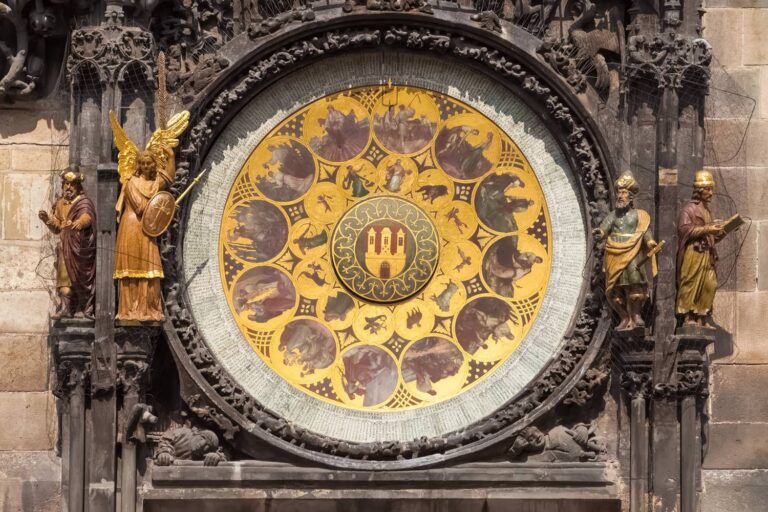 The Calendar Dial of the Prague Astronomical Clock (Orloj) - Cze