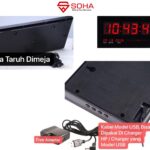 Ulasan Jam Dinding Digital Layar Besar SOHA JD-4622