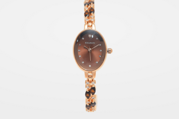 Jam Tangan Wanita Casual Strap Jam Tanggan Elizabeth 2203-0673