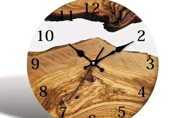 Jam Dinding Kayu Gantung Hang01 3D: Desain Elegan dan Berkualitas