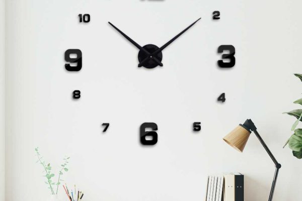 Jam Dinding Taffware Besar DIY-102: Desain Modern dan Akurat