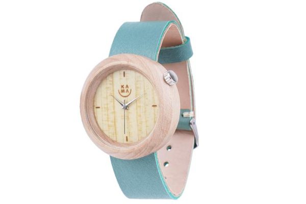 Jam Tangan Kayu Maple Dial Putih 2.0, Elegan dan Tahan Lama