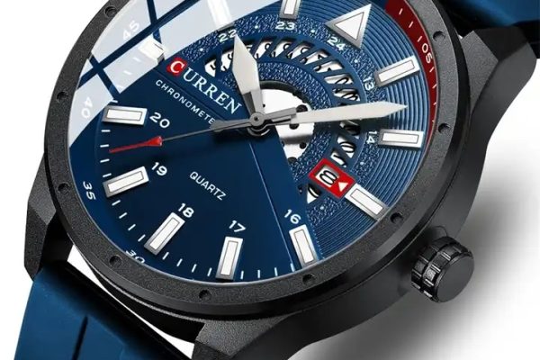 Jam Tangan Original Brand Rubber Straps Pria 8421