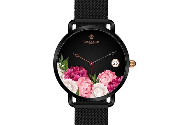 Keindahan Taman Peach Rose di Jam Tanggan Lanccelot