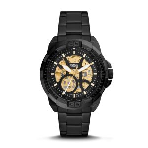 jam-tangan-fossil-bronson-otomatis-hitam-stainless-steel