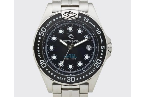 Jam Tanggan Classic Heat Bezel Stainless Steel: Jam Tangan Surf A3258